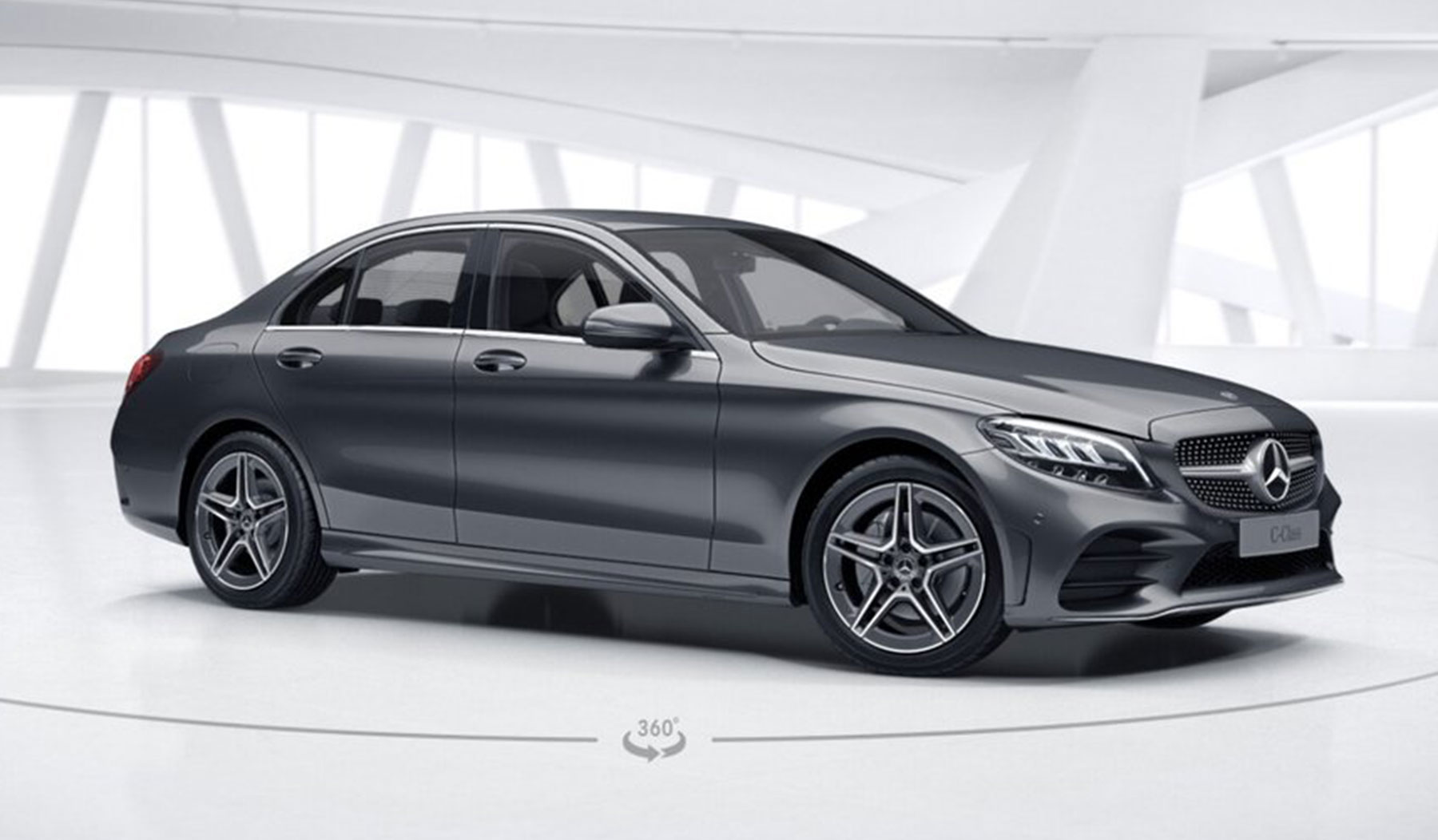 Mercedes-Benz C 180, серый