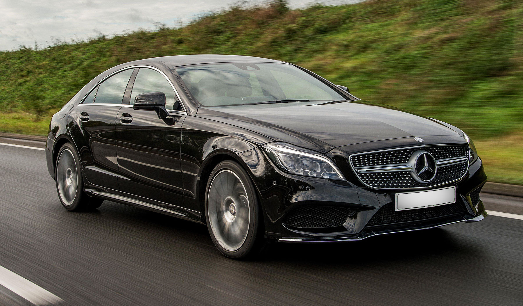 Mercedes-Benz CLS 350, чёрный