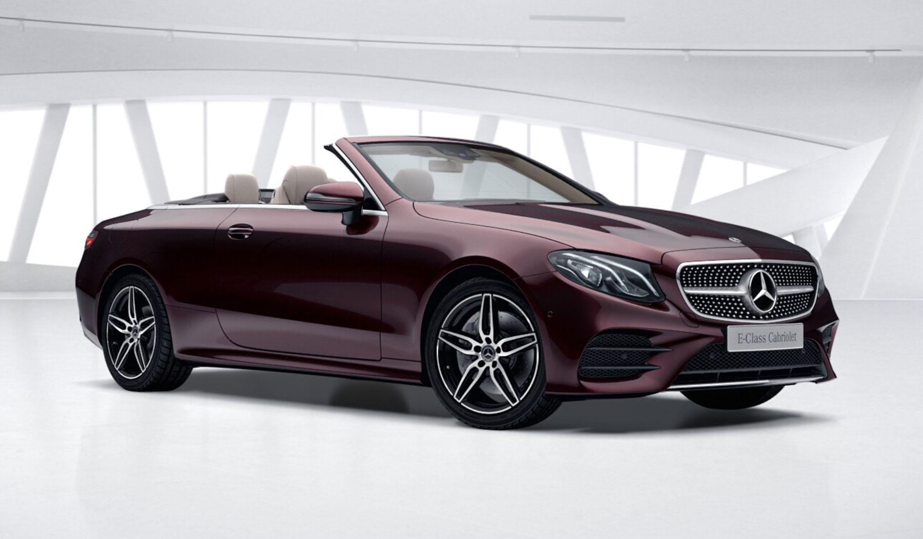 Mercedes-Benz E 300 Sport, тёмный рубин